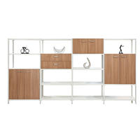 Office Filing Cabinet Design Wooden Sliding Door Storage Cabinet GH3316